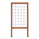 48-inch Outdoor Pine Wood Frame Garden Trellis with Metal Wire Lattice - FREE SHIPPING