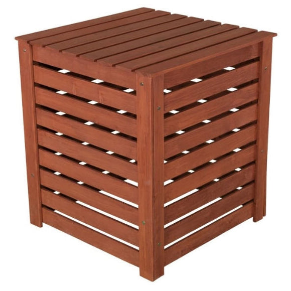 Outdoor 90 Gallon Solid Wood Compost Bin with Brown Finish - FREE SHIPPING