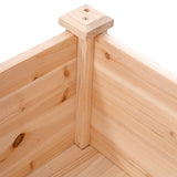 Solid Wood Cedar 30-inch High Raised Garden Bed Planter Box - FREE SHIPPING
