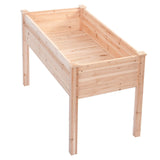 Solid Wood Cedar 30-inch High Raised Garden Bed Planter Box - FREE SHIPPING