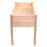 Solid Wood Cedar 30-inch High Raised Garden Bed Planter Box - FREE SHIPPING