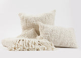 Alma Cable Knit Throw Pillow
