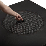Clayton 40" Round Hammered Aluminum Convertible Gas Fire Pit Table