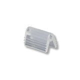 Clear plastic clip on a white background Grafting Clips with Channel