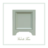 Green Eastover Planter box with 'Vert de Terre' text on a white background