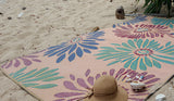 Daisy Violet outdoor mat