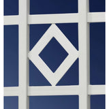 59-inch Outdoor Weather Resistant White Vinyl Garden Trellis - FREE SHIPPING