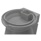 Grey Granite 65 Gallon Plastic Urn Rain Barrel with Planter Top - FREE SHIPPING