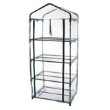 Durable 4-Tier Plant Stand Greenhouse with Zippered PVC Cover - FREE SHIPPING