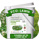 Dutch White Clover + Mow Less Grass Seed