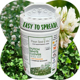 Flawn Seed Kits Dutch White Clover Seed Kit with clover plants in the background