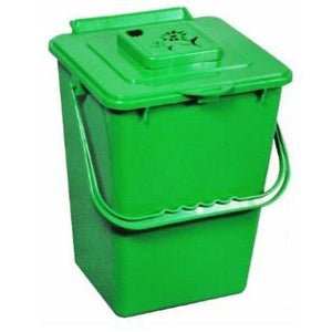 2.4 Gallon Kitchen Composter Compost Waste Collector Bin - Green - FREE SHIPPING