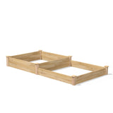 4 ft x 8 ft Cedar Wood 2 Tier Raised Garden Bed - Made in USA - FREE SHIPPING