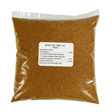 Bag of Boer Fish Meal 60 with a label on a white background