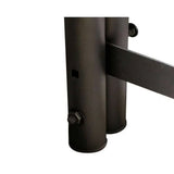 4-Ft Heavy Duty Steel Black Metal Firewood Rack - Easy to Assemble - FREE SHIPPING