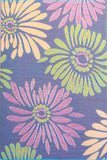 Daisy Violet outdoor mat