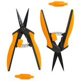 Fiskars Softgrip Nonstick Micro-Tip Snip (2/pk) with additional orange tips on a white background