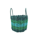 Five Stripe Rope Storage Basket Hunter Green, Green, Teal - FREE SHIPPING