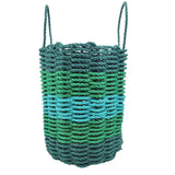 Five Stripe Rope Storage Basket Hunter Green, Green, Teal - FREE SHIPPING
