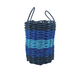Five Stripe Rope Storage Basket Navy Blue, Blue, Light Blue - FREE SHIPPING