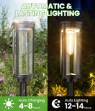 Outdoor light fixture with automatic lighting feature during day and night.