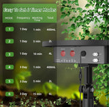 Solar Drip Irrigation System Kit, Automatic Watering System with 6 Timer Modes With 15 Heads