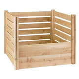 Outdoor 174-Gallon Wooden Compost Bin made from Eco-Friendly Cedar Wood
