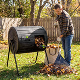 Compost Tumbler 37.5 Gallon Large Outdoor Compost Bin