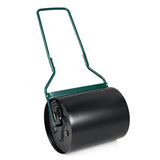 Lawn Roller 16 Gallon Water/Sand Filled Garden Drum Roller with Leak-proof Inlet