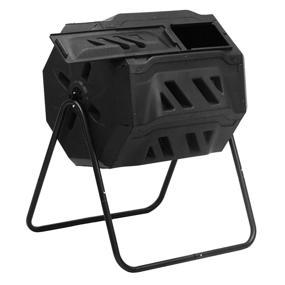 Outdoor Garden 5.7 Cubic Ft Rotating Composting Bin Tumbler - FREE SHIPPING