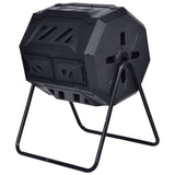 Outdoor 43-Gallon Compost Bin Tumbler Home Garden Composter - FREE SHIPPING
