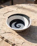 Zulu Wire Basket Bowl - Black + White, Small