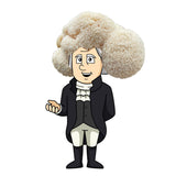 George Mushington - Lion's Mane Mushroom Grow Kit character with a large white wig on a white background
