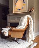 Clouds Chunky Knit Throw Blanket