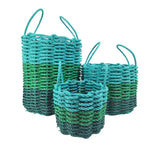 Green Ombre Rope Storage Basket - FREE SHIPPING