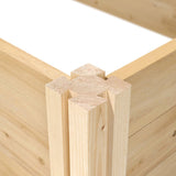 4ft x 4ft Outdoor Cedar Wood Raised Garden Bed Planter Box - Made in USA - FREE SHIPPING