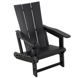 Adirondack Chair with Cup Holder - HDPE Outdoor Seating