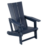 Adirondack Chair with Cup Holder - HDPE Outdoor Seating