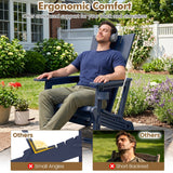 Adirondack Chair with Cup Holder - HDPE Outdoor Seating