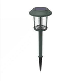 Set of 4 - Outdoor Solar LED Lights in Green with Yard Path Ground Stakes - FREE SHIPPING
