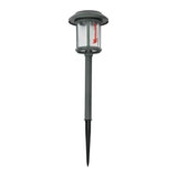 Set of 4 - Outdoor Solar LED Lights in Green with Yard Path Ground Stakes - FREE SHIPPING