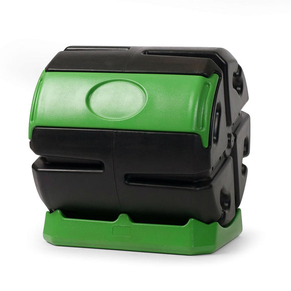 Recycled Plastic 5-Cubic Ft Compost Bin Home Garden Rolling Composter - FREE SHIPPING