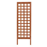 72-inch Outdoor Modern Wooden Garden Trellis in Cedar Wood Color - FREE SHIPPING