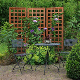 72-inch Outdoor Modern Wooden Garden Trellis in Cedar Wood Color - FREE SHIPPING
