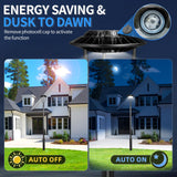 150W Hard Wire LED Post Top UFO Light 21,000LM, ETL Listed LED Post Lights with Photocell 5000K, IP65