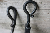 Mini Log Grabber & Fire Poker Set on a wooden surface