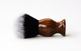 Walnut Tuxedo Shave Brush