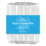 Landscape Staples - Heavy Duty 11 Gauge Galvanized U-Shaped Sod Pins for Weed Barrier and Landscaping