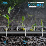 Landscape Staples - Heavy Duty 11 Gauge Galvanized U-Shaped Sod Pins for Weed Barrier and Landscaping