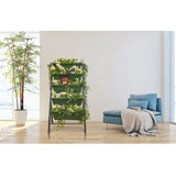 4 FT 5 Tier Green Vertical Garden Indoor/Outdoor Elevated Planter - FREE SHIPPING
